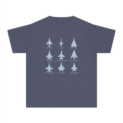 United States Fighter Jets Youth Graphic T-Shirt