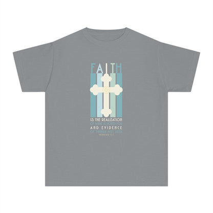 Hebrews 11:1 Faith Youth Graphic T-Shirt
