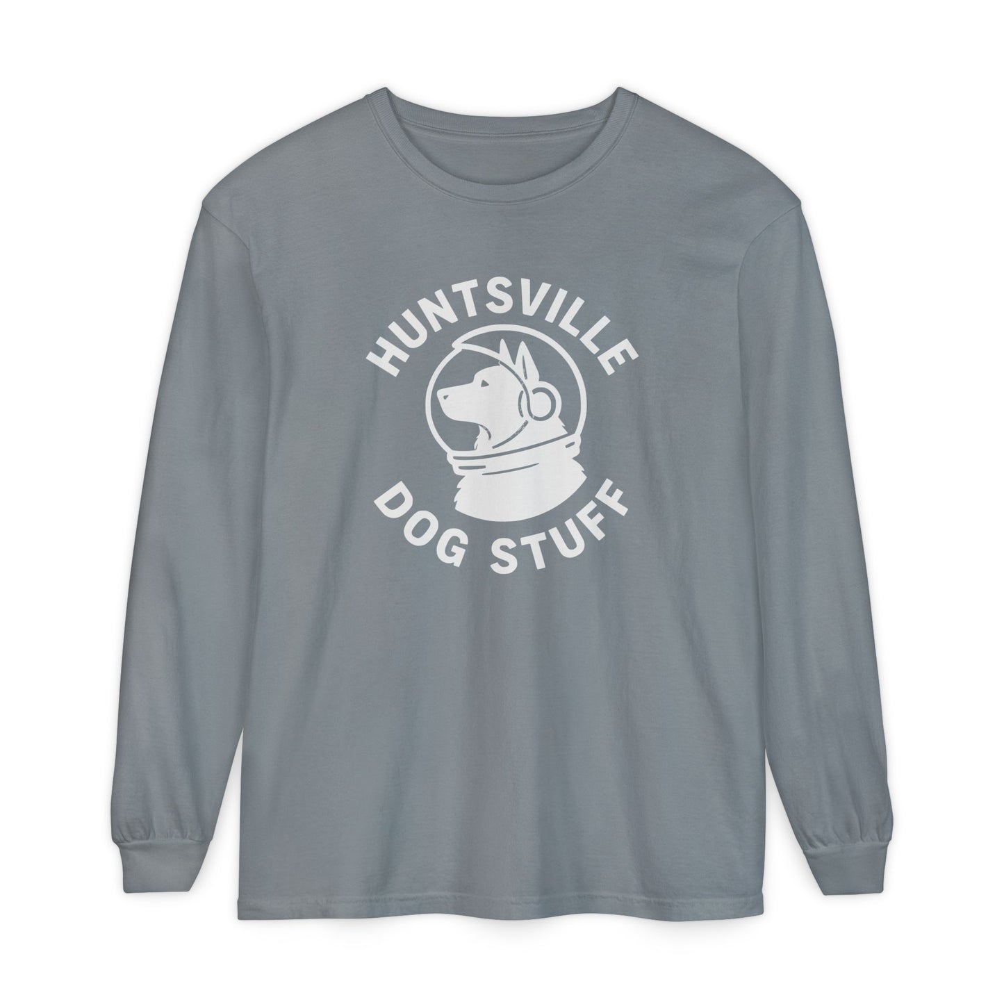 Huntsville Dog Stuff Long Sleeve T-Shirt - Plain Back
