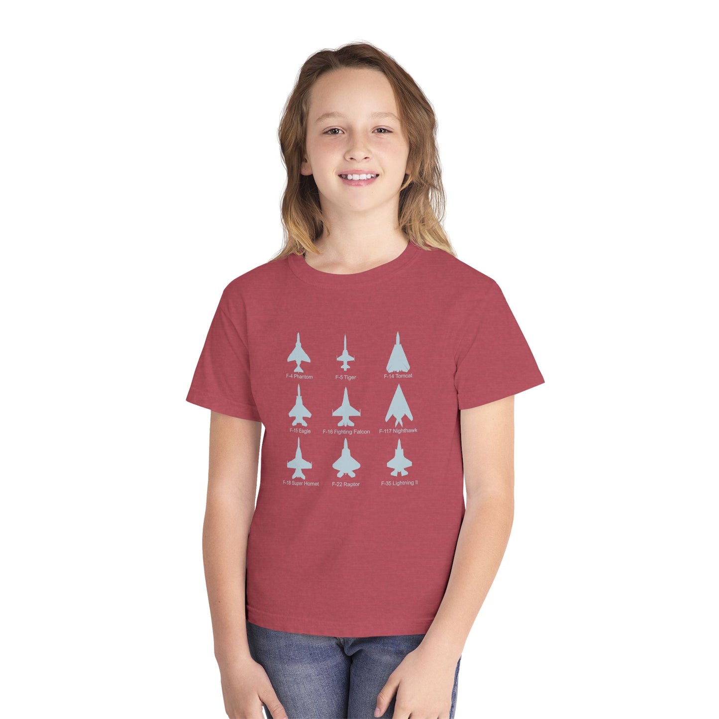 United States Fighter Jets Youth Graphic T-Shirt