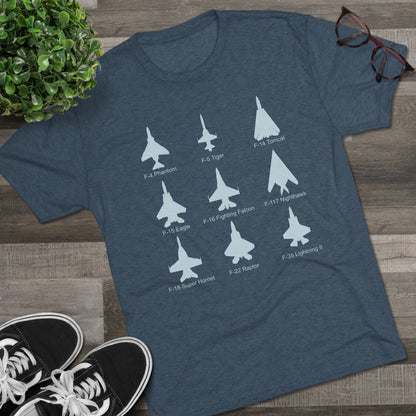 United States Fighter Jets Graphic T-Shirt