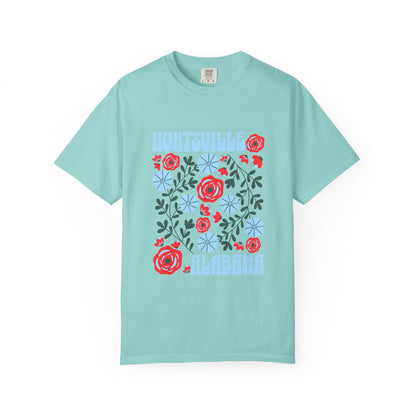 Floral Huntsville 100% Cotton T-Shirt