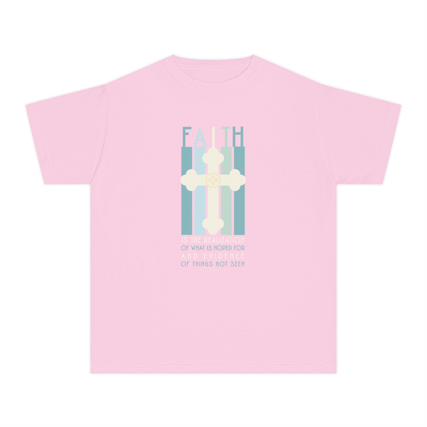Hebrews 11:1 Faith Youth Graphic T-Shirt