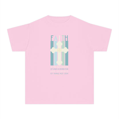 Hebrews 11:1 Faith Youth Graphic T-Shirt