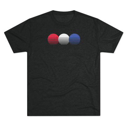 Patriotic Chasing Sunsets Tri-Blend T-Shirt