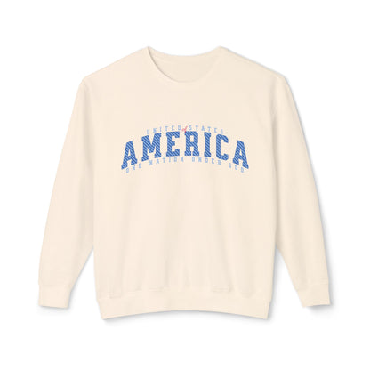USA One Nation Under God Lightweight Sweatshirt