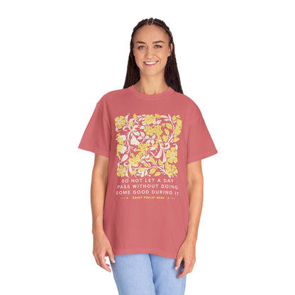Saint Philip Neri Floral Graphic T-Shirt