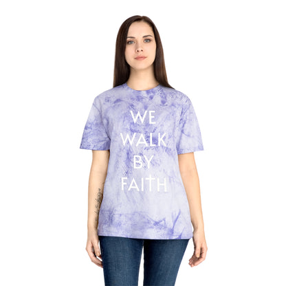 2 Corinthians 5:7 - We Walk By Faith - Tye Dye Version T-Shirt