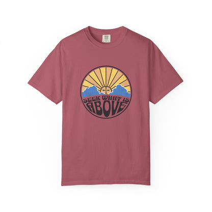 Seek What is Above Graphic T-Shirt