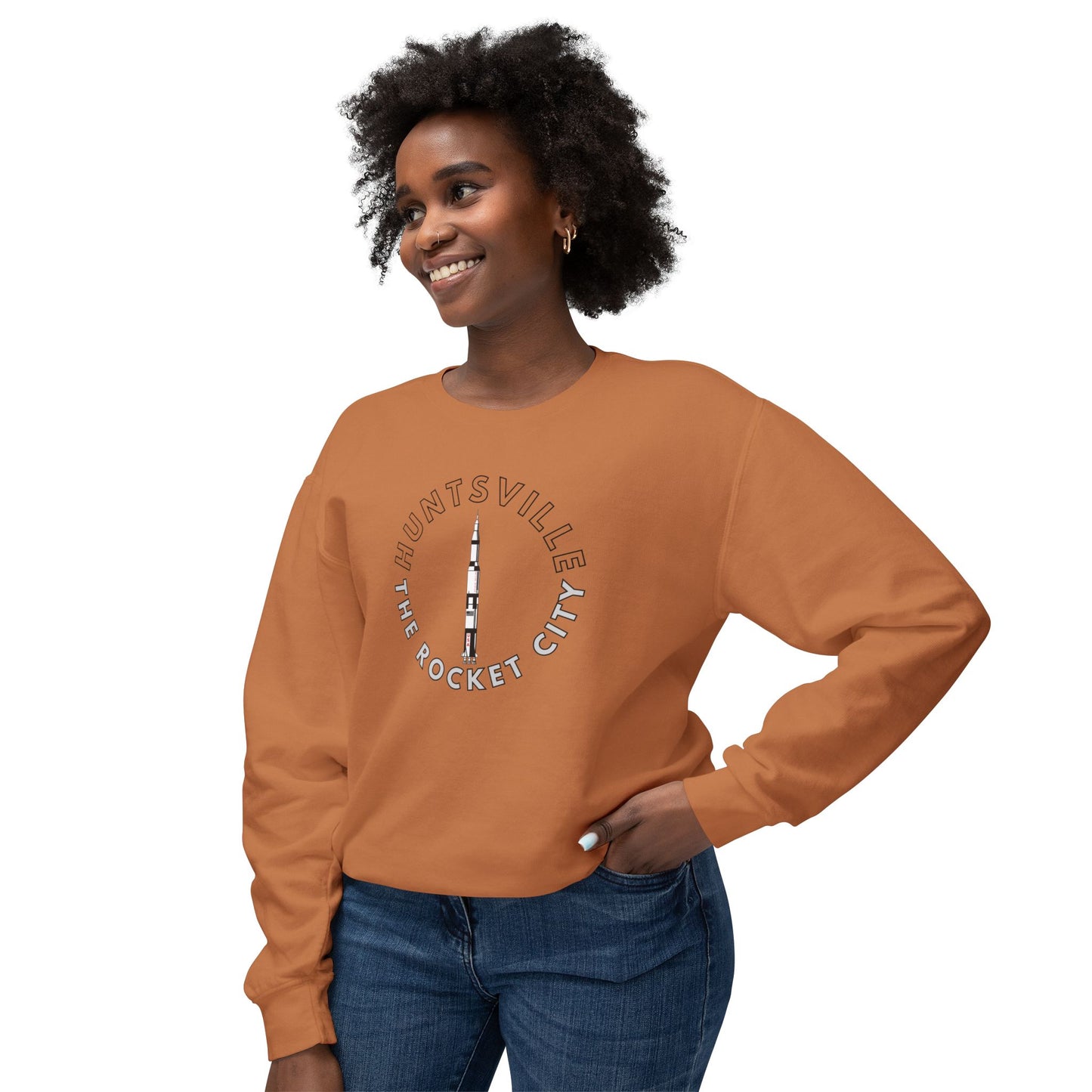 Huntsville - The Rocket City - Lightweight Sweatshirt