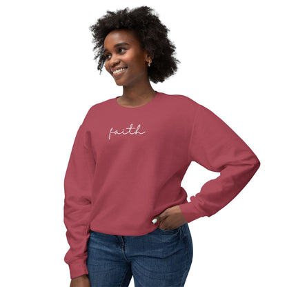 Faith Script Lightweight Sweatshirt