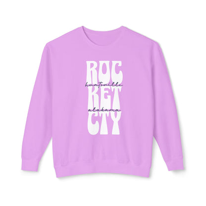 Rocket City Block Lettering Lightweight Sweatshirt