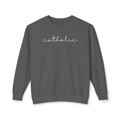 Catholic Script Lightweight Sweatshirt