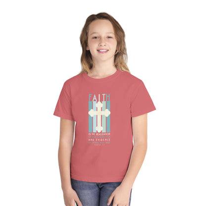 Hebrews 11:1 Faith Youth Graphic T-Shirt