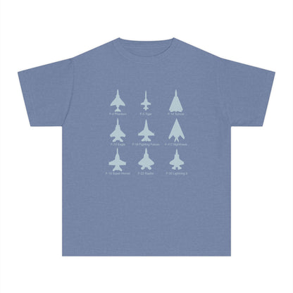 United States Fighter Jets Youth Graphic T-Shirt