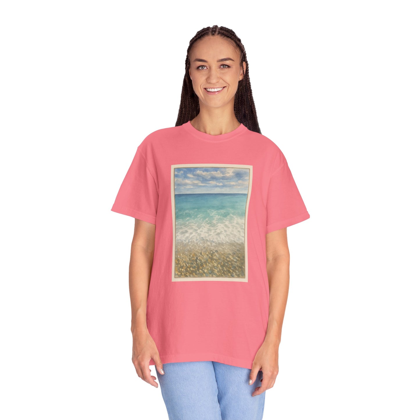 Nice France Watercolor Graphic T-Shirt