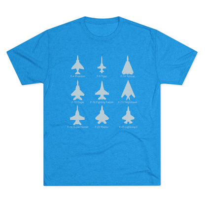 United States Fighter Jets Graphic T-Shirt