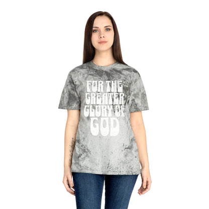 For the Greater Glory of God - Bubble Font Version - T-Shirt