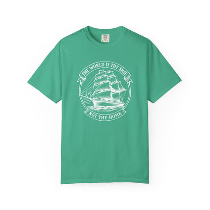 Saint Thérèse of Lisieux - World is Thy Ship - Graphic T-Shirt