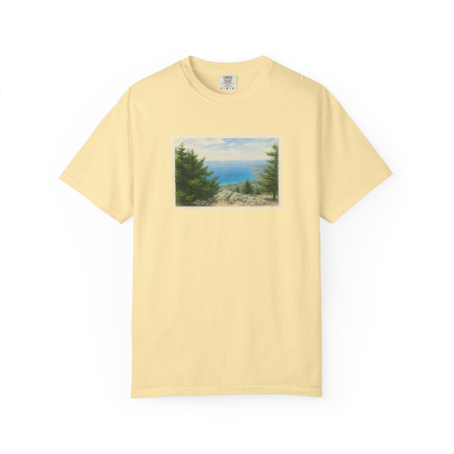 Greece Watercolor Graphic T-Shirt