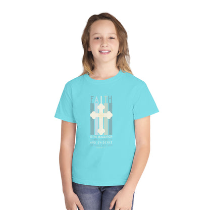 Hebrews 11:1 Faith Youth Graphic T-Shirt