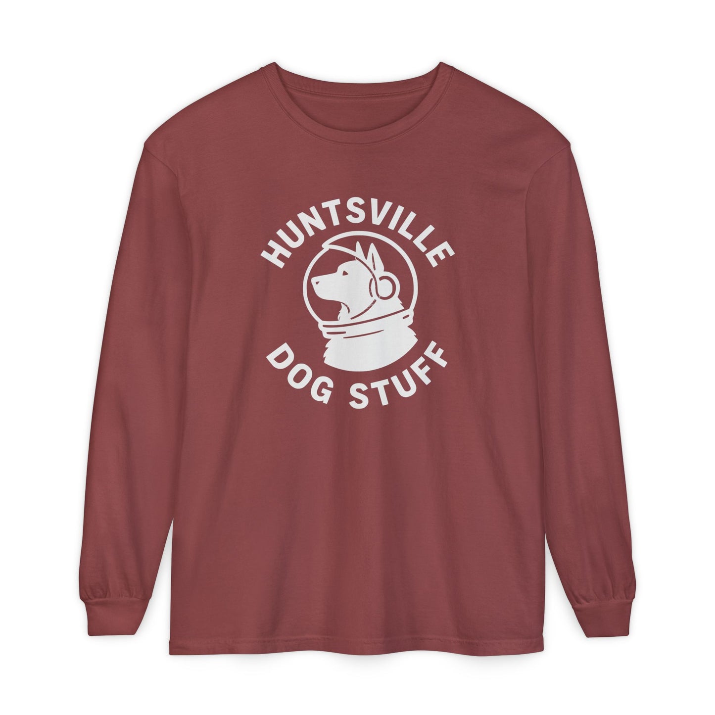 Huntsville Dog Stuff Long Sleeve T-Shirt - Plain Back