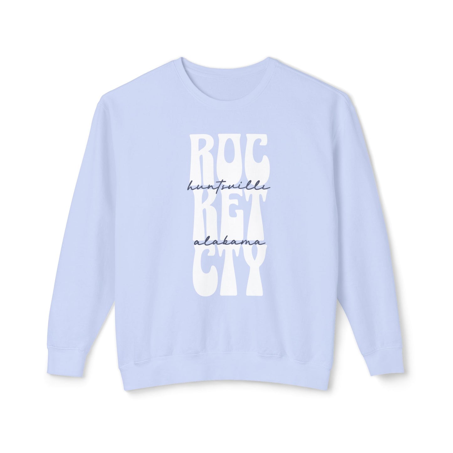 Rocket City Block Lettering Lightweight Sweatshirt