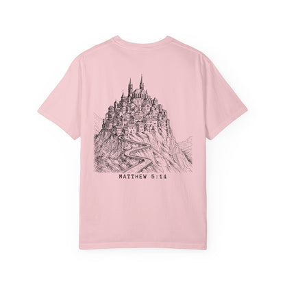 Matthew 5:14 - A City Set on a Mountain - Graphic T-Shirt