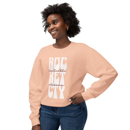 Rocket City Block Lettering Lightweight Sweatshirt