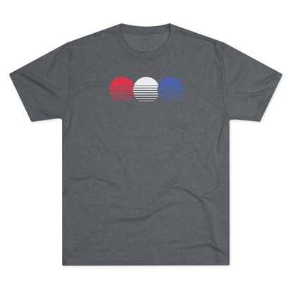 Patriotic Chasing Sunsets Tri-Blend T-Shirt