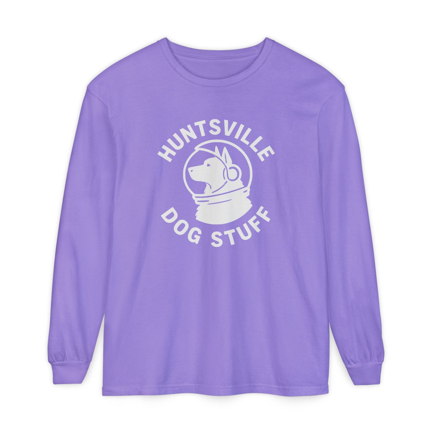 Huntsville Dog Stuff Long Sleeve T-Shirt - Plain Back
