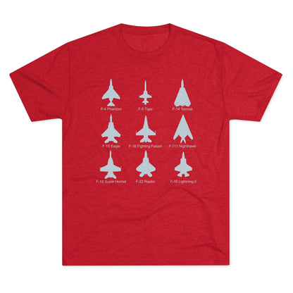United States Fighter Jets Graphic T-Shirt