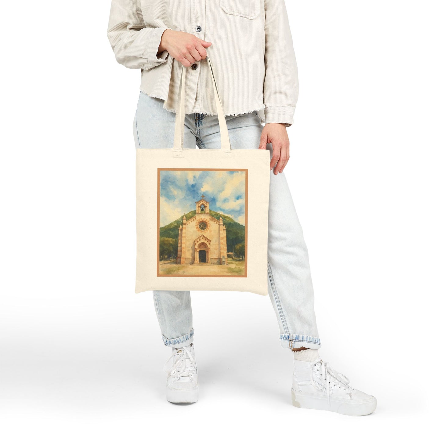 Church of St. Blaise - Croatia - Watercolor Tote