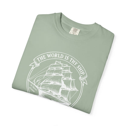 Saint Thérèse of Lisieux - World is Thy Ship - Graphic T-Shirt