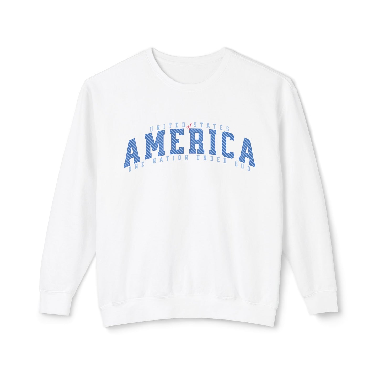USA One Nation Under God Lightweight Sweatshirt