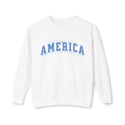 USA One Nation Under God Lightweight Sweatshirt