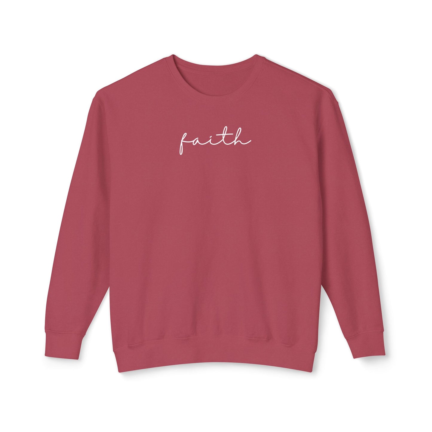 Faith Script Lightweight Sweatshirt