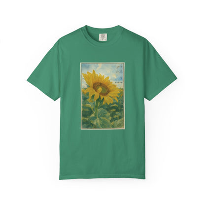 Sunflower (Seek what is Above) Watercolor T-Shirt