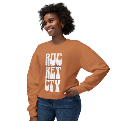Rocket City Block Lettering Lightweight Sweatshirt