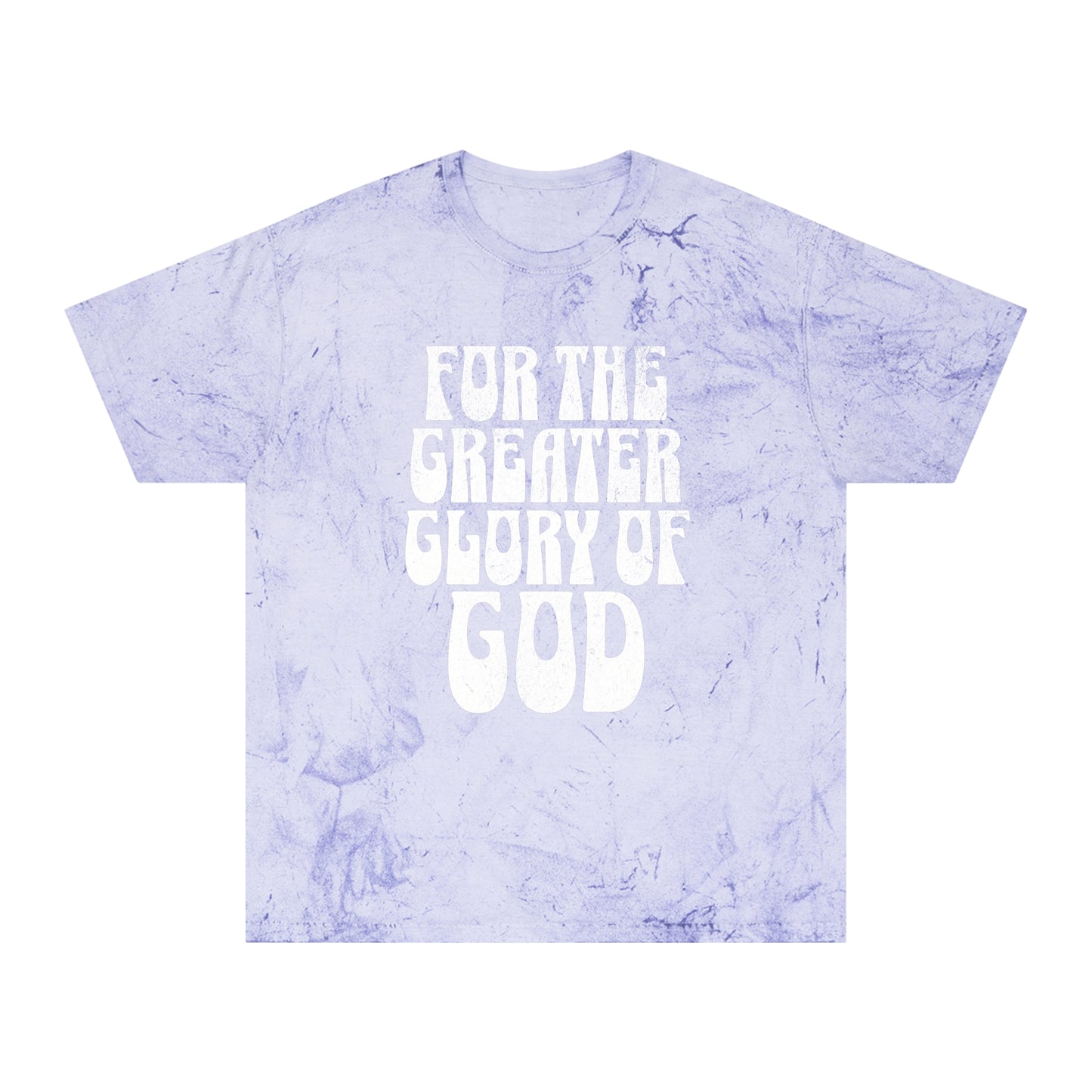 For the Greater Glory of God - Bubble Font Version - T-Shirt