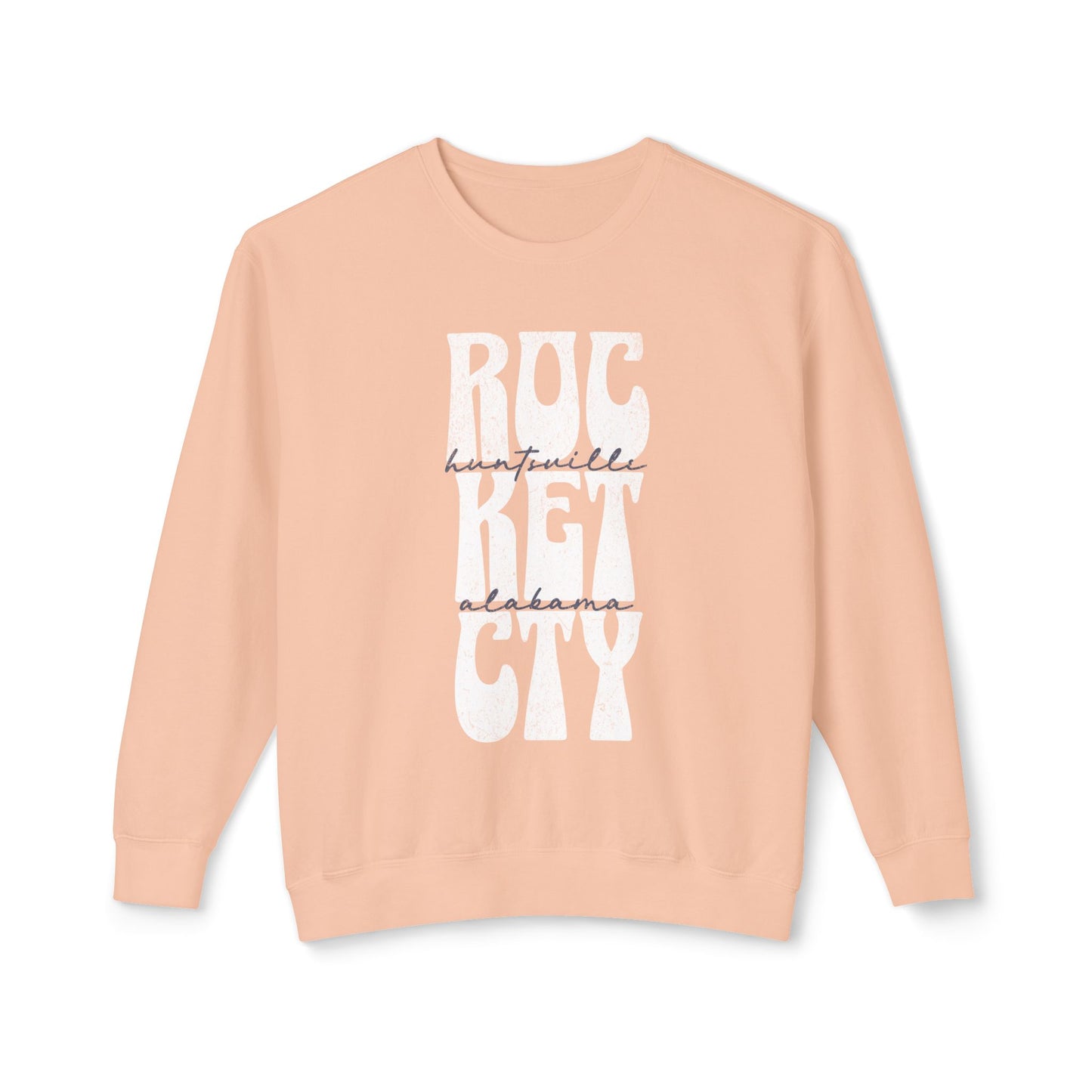 Rocket City Block Lettering Lightweight Sweatshirt