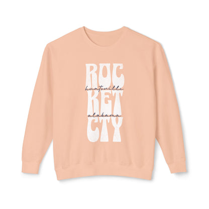 Rocket City Block Lettering Lightweight Sweatshirt