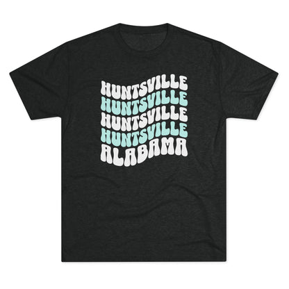Huntsville AL Wavy Repeat T-Shirt