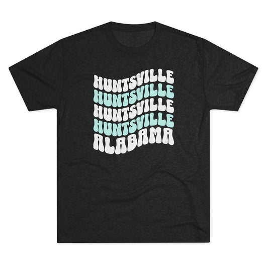 Huntsville AL Wavy Repeat T-Shirt