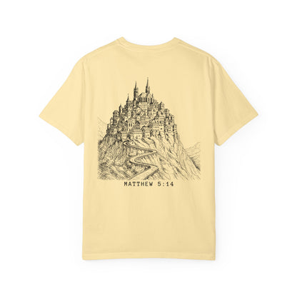 Matthew 5:14 - A City Set on a Mountain - Graphic T-Shirt