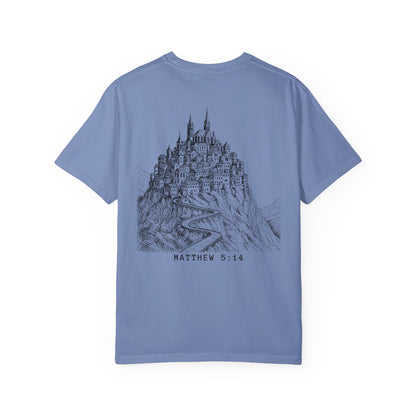 Matthew 5:14 - A City Set on a Mountain - Graphic T-Shirt