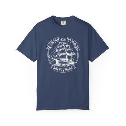 Saint Thérèse of Lisieux - World is Thy Ship - Graphic T-Shirt