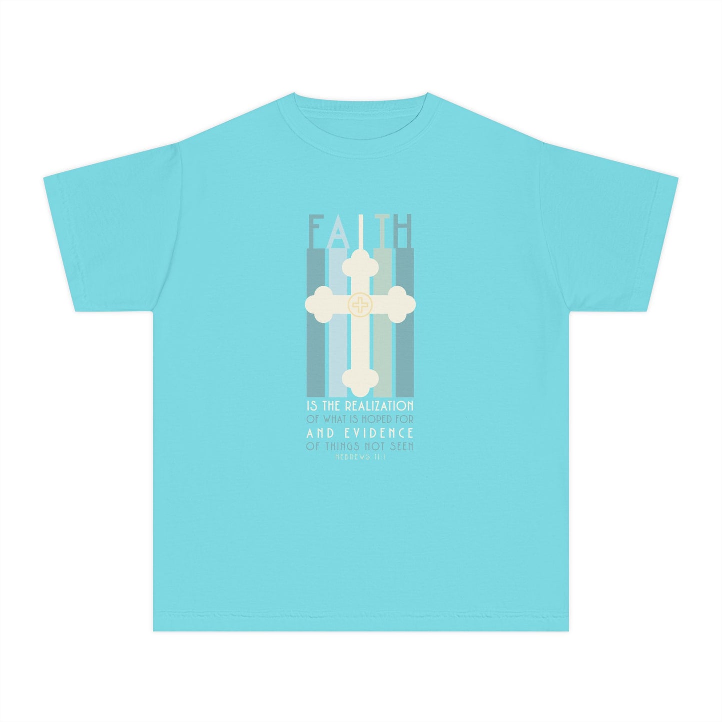 Hebrews 11:1 Faith Youth Graphic T-Shirt