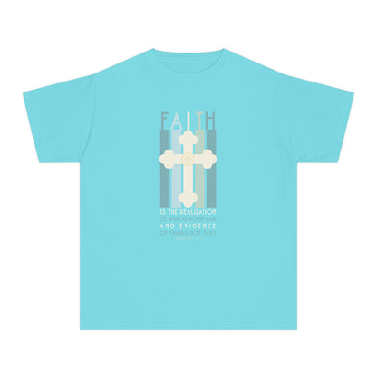 Hebrews 11:1 Faith Youth Graphic T-Shirt