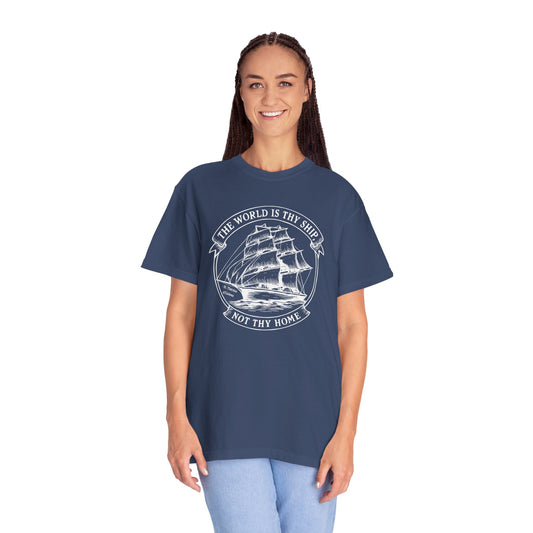 Saint Thérèse of Lisieux - World is Thy Ship - Graphic T-Shirt